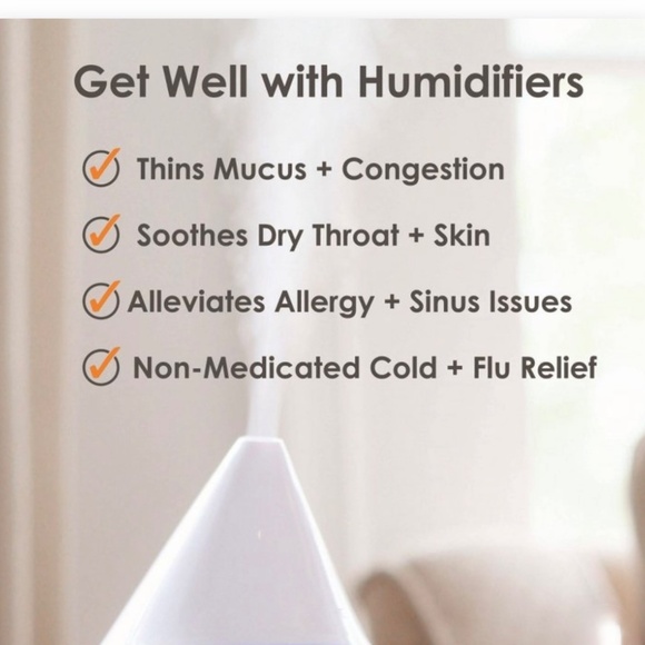 COOL MIST HUMIDIFIER - NEW IN ORIGINAL BOX - Picture 4 of 5